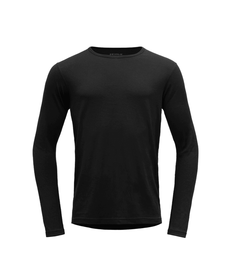 Devold Jakta Merino 200 LS Shirt - Mens - Black